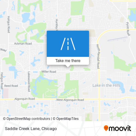 Mapa de Saddle Creek Lane