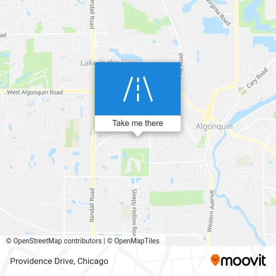 Providence Drive map