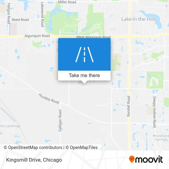 Kingsmill Drive map