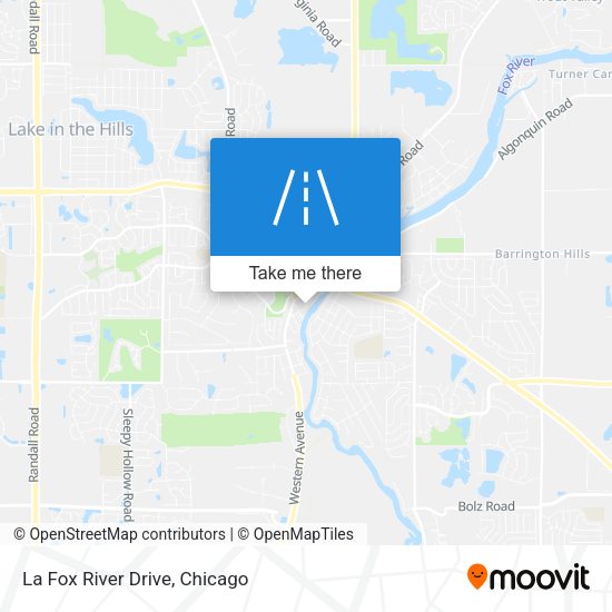 Mapa de La Fox River Drive