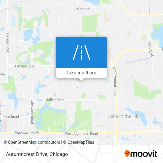 Autumncrest Drive map
