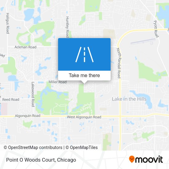 Mapa de Point O Woods Court