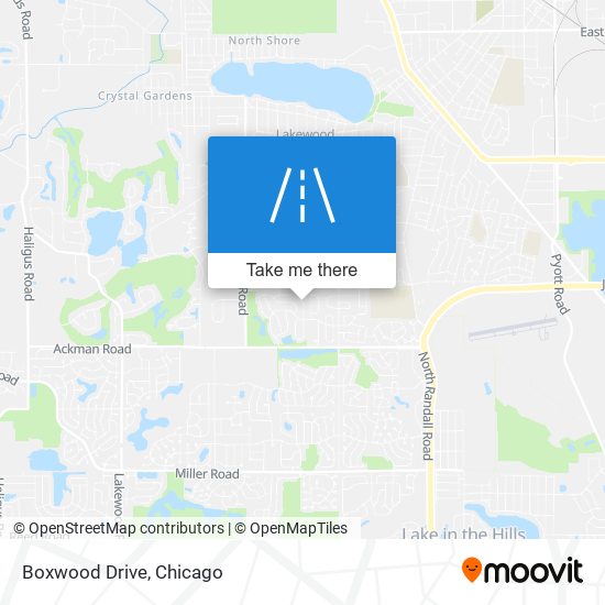 Boxwood Drive map