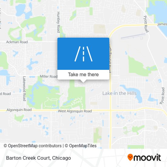 Mapa de Barton Creek Court
