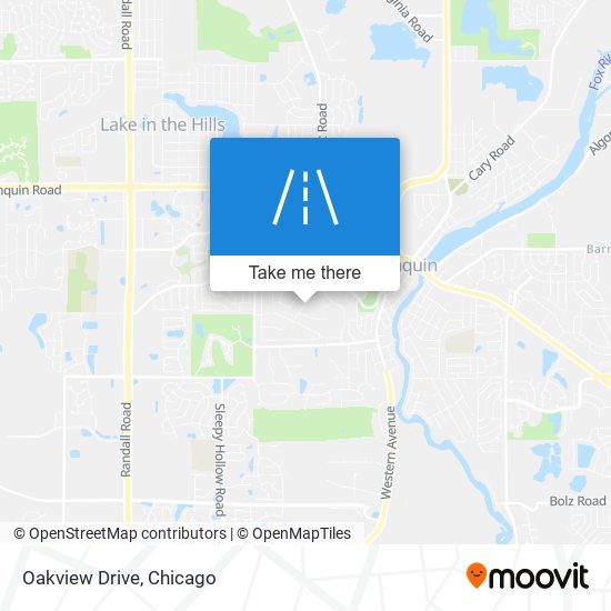 Oakview Drive map