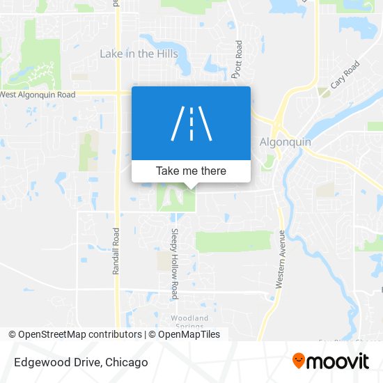 Edgewood Drive map