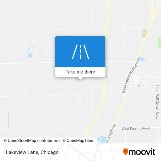 Lakeview Lane map