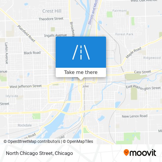 Mapa de North Chicago Street