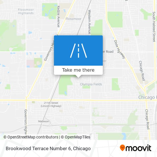 Brookwood Terrace Number 6 map