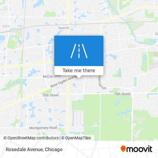 Rosedale Avenue map