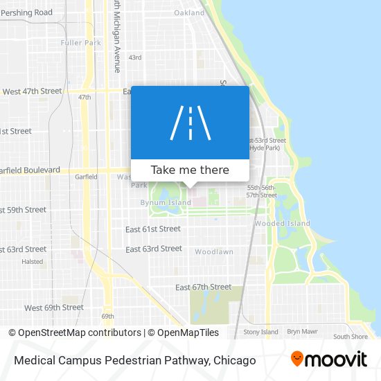 Mapa de Medical Campus Pedestrian Pathway