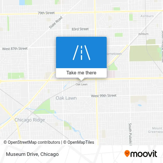 Museum Drive map