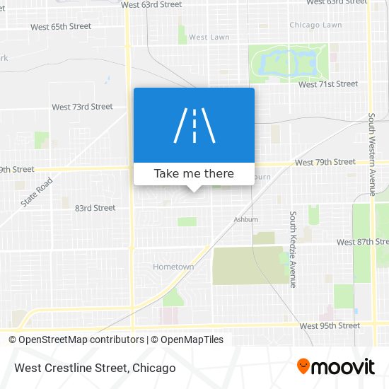 Mapa de West Crestline Street