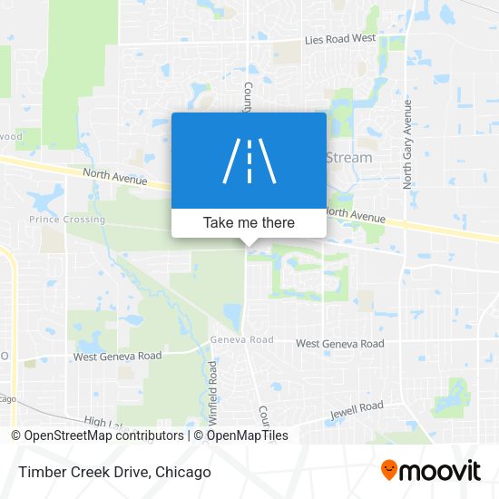 Timber Creek Drive map