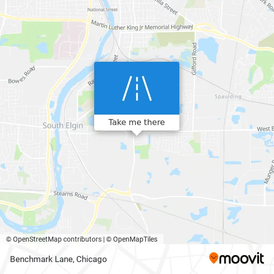 Benchmark Lane map