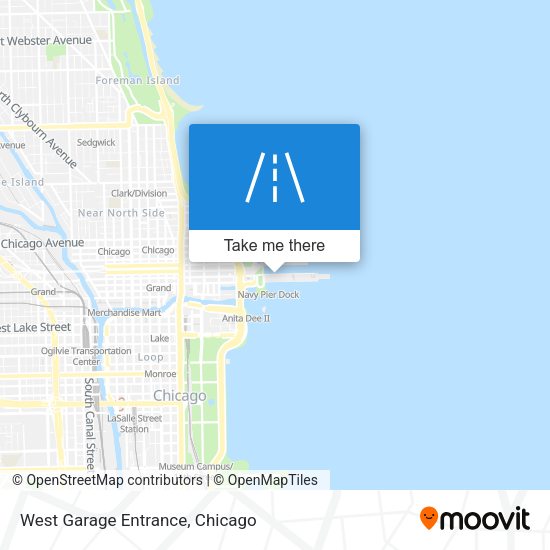 West Garage Entrance map