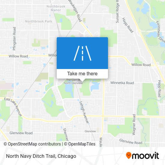 North Navy Ditch Trail map