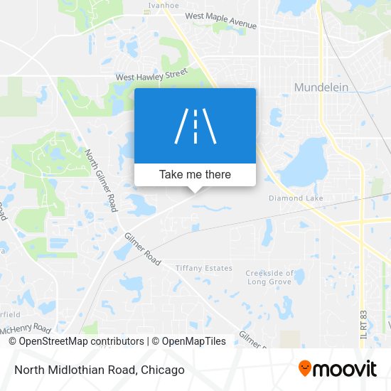 North Midlothian Road map