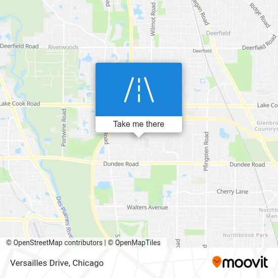 Versailles Drive map