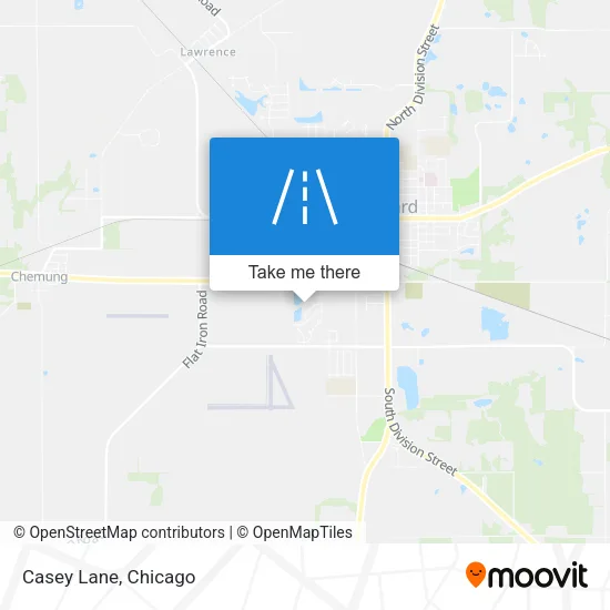 Casey Lane map