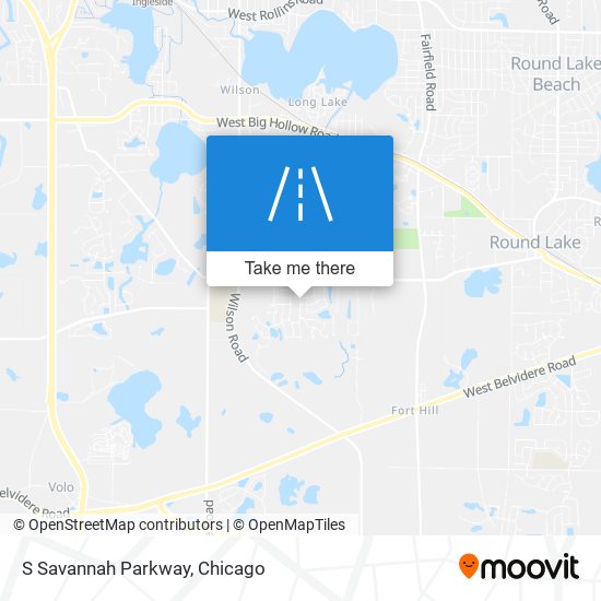 S Savannah Parkway map