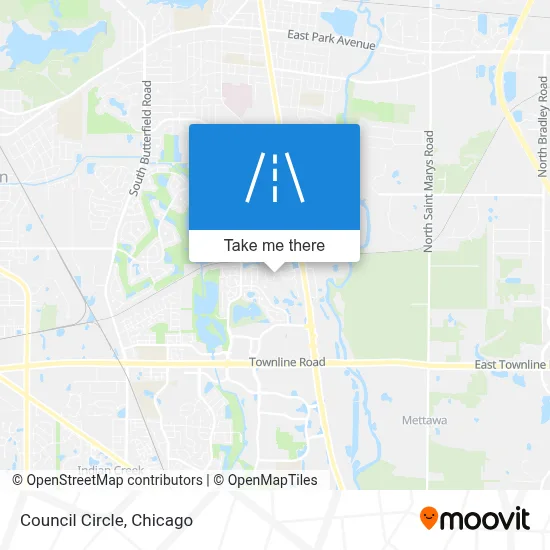 Council Circle map