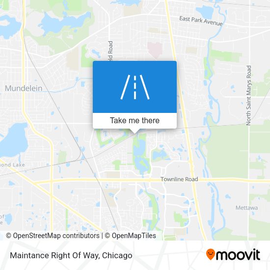 Maintance Right Of Way map