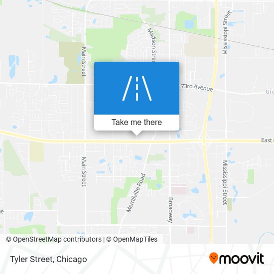 Tyler Street map