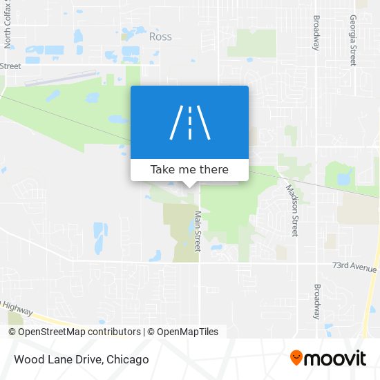 Mapa de Wood Lane Drive