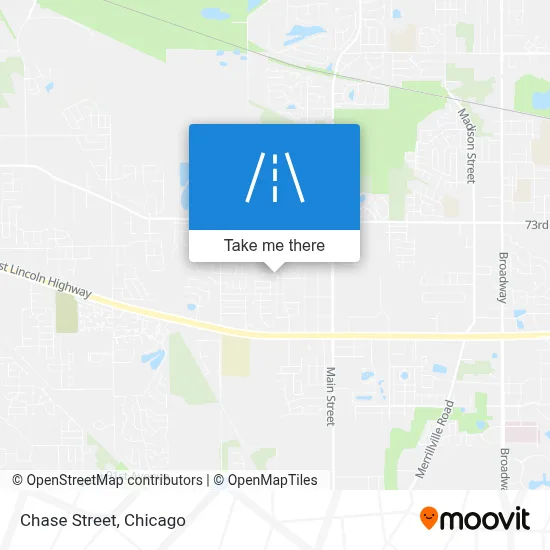 Chase Street map