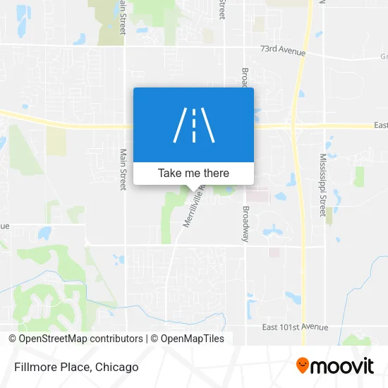 Fillmore Place map