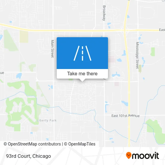 93rd Court map
