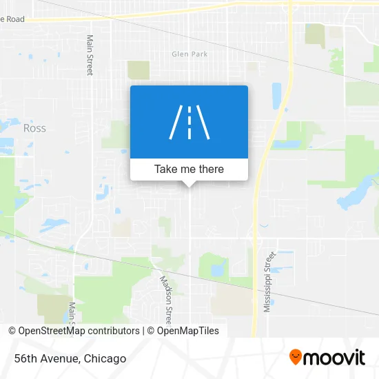 56th Avenue map