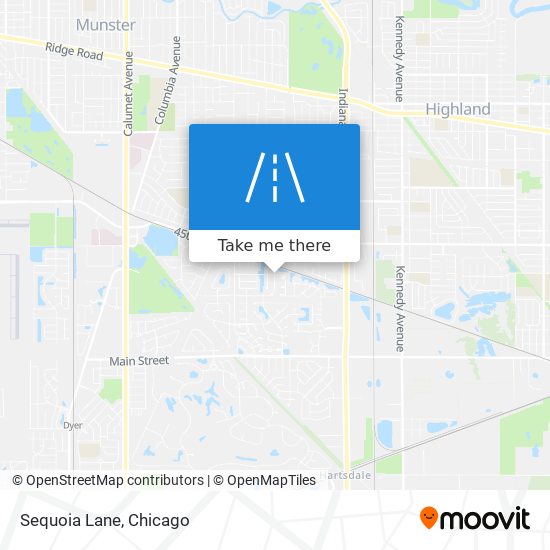 Sequoia Lane map