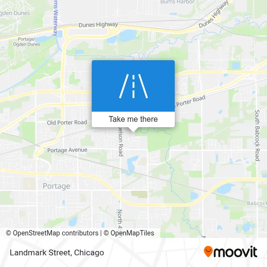 Landmark Street map