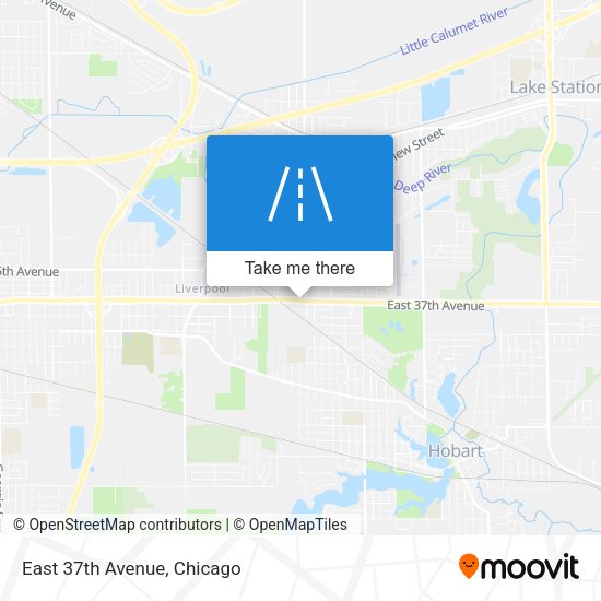 Mapa de East 37th Avenue