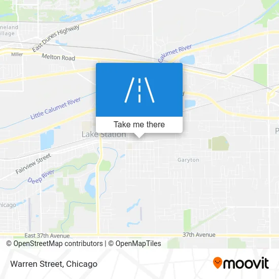 Warren Street map