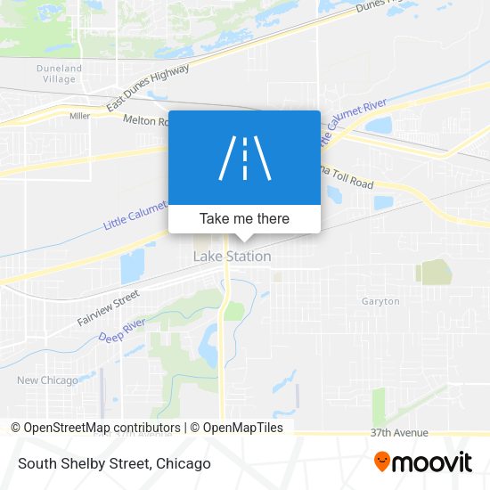 South Shelby Street map