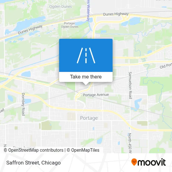 Saffron Street map