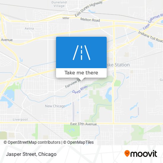 Mapa de Jasper Street