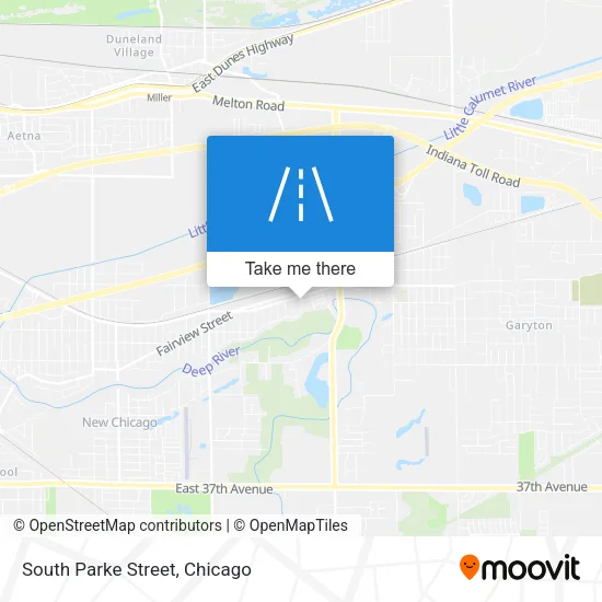 South Parke Street map