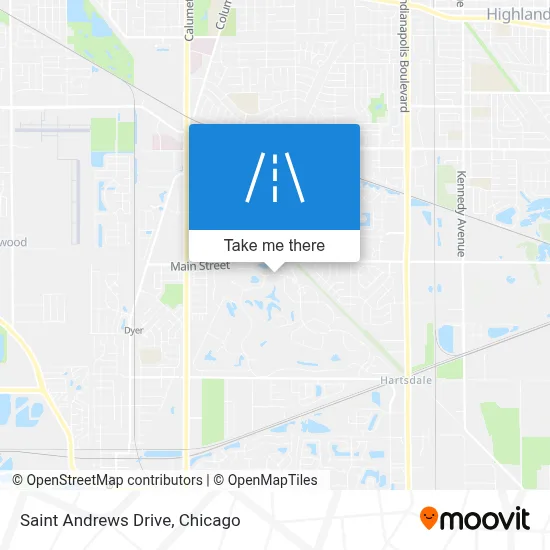 Saint Andrews Drive map