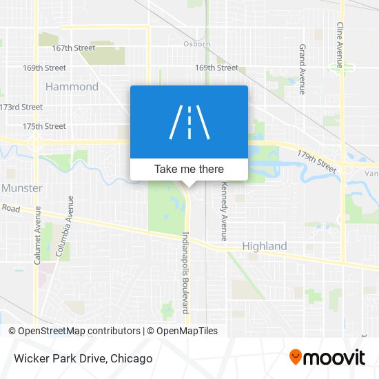 Wicker Park Drive map