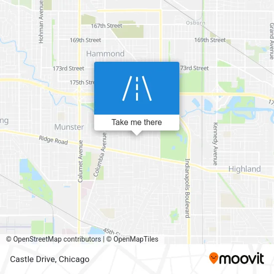 Castle Drive map