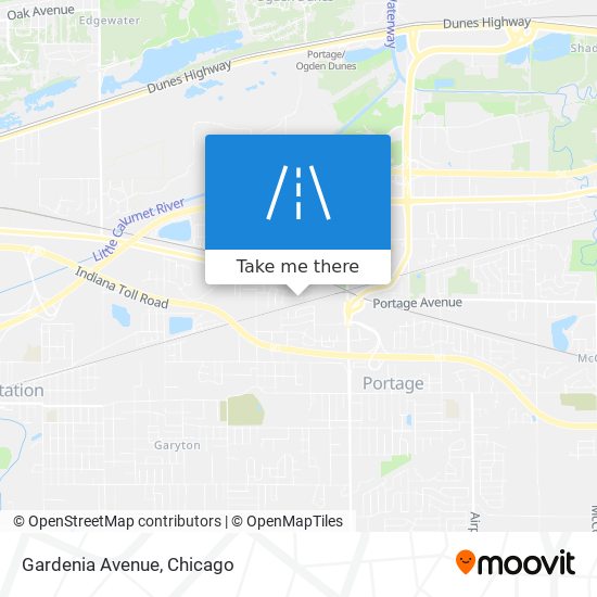 Mapa de Gardenia Avenue
