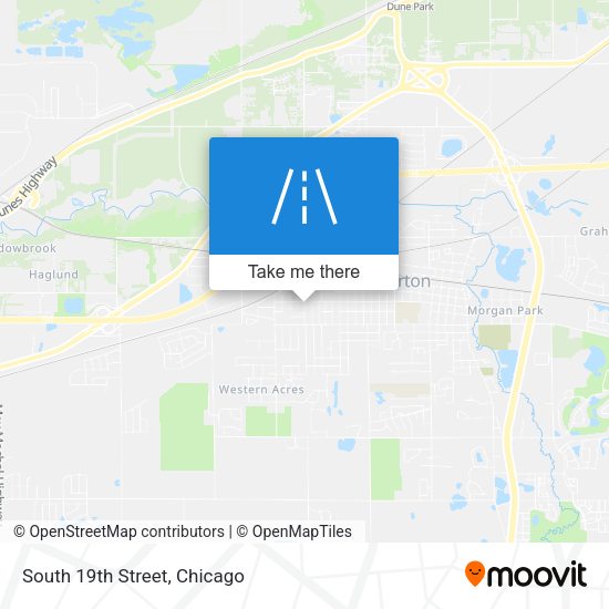 Mapa de South 19th Street