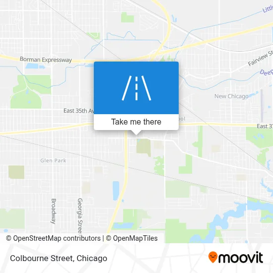 Colbourne Street map