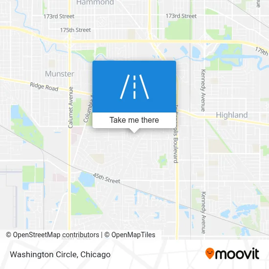 Washington Circle map