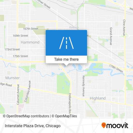 Interstate Plaza Drive map