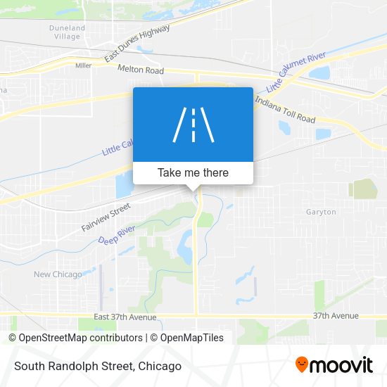 Mapa de South Randolph Street